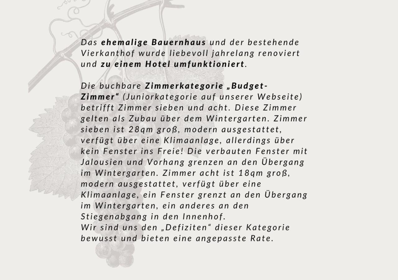 Hotel Vierzigerhof Langenlois Exterior foto